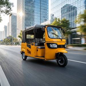Vélo électrique à <span class=keywords><strong>3</strong></span> <span class=keywords><strong>roues</strong></span> grande capacité 2000W, longue portée, charge utile 700KG, vitesse 50-70Km/h, tricycle électrique 9 places, certifié GCC, carrosserie ouverte - Product Image 2