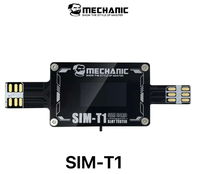 Testeur de fente pour carte SIM MECHANIC SIM-T1, écran HD, détection simultanée de double SIM, outil de diagnostic rapide pour Android et iPhone
