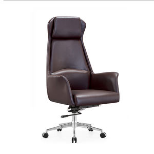 เก้าอี้เจ้านายหนัง PU แบบปรับแต่งได้เก้าอี้สำนักงานหนัง PU หรูหราทันสมัยสำหรับผู้บริหารเก้าอี้สูงกลับสูง - Product Image 2