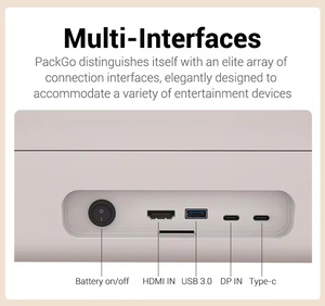 Packgo xách tay cảm ứng thông minh TV 27 inch màn hình thông minh Vali Vali với 3D Máy nghe nhạc từ xa bằng giọng nói điều khiển cảm ứng - Product Image 4