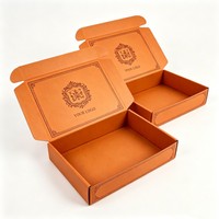 Boîte d'expédition en papier recyclable personnalisée, emballage vert de luxe pour chaussettes, vêtements et produits de mode