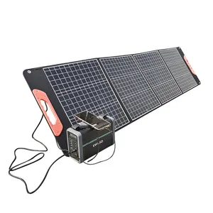 2023 Venta caliente portátil Mini Panel Solar plegable 150W 18V cargador Solar plegable ligero para viajes de Camping al aire libre