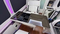 GZYLC Siège de voiture électrique inclinable en cuir de luxe VIP pour la modification de mini-bus, MPV, Hiace, Coaster, Sprinter, Vito, Classe V, V250