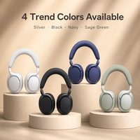 Casque sans fil populaire, étanche IPX4, batterie 400 mAh, audio 3D, en cuir, audiophile, pour le voyage