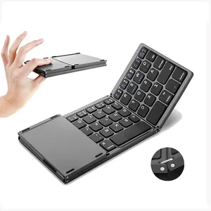 SY102 B033 Mini Foldable Keyboard With Touchpad Wireless Bt Mini Air Mouse For Windows Android Ios Phone Tablet Pc Popular