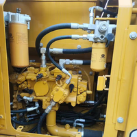 Excavatrice sur chenilles d'occasion CAT 312D2GC de 12 tonnes, à queue zéro, avec chenilles en acier durables et accessoires, personnalisation disponible