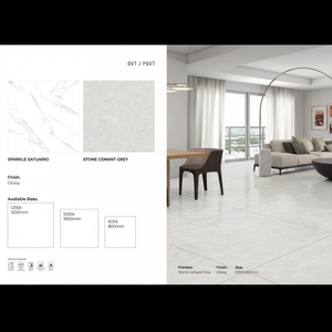 Dalles de sol en porcelaine brillante 1200x1200, solution élégante pour les murs et les sols - Product Image 1