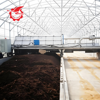 Retourneur de compost agricole, équipement de décomposition du fumier pour vergers et champs potagers