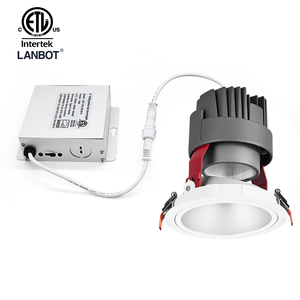 6 inch PAR30 Led Downlight nhà ở lõm vách ngăn ETL <span class=keywords><strong>TRIM</strong></span> CRI> 80 thương mại Bảng điều chỉnh ánh sáng vách ngăn - Product Image 5