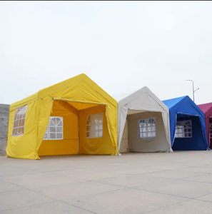 Abri de <span class=keywords><strong>camping</strong></span> portable robuste, pliable, imperméable, en tissu Oxford PVC, avec cadre en acier, double couche, toutes saisons, pour le <span class=keywords><strong>camping</strong></span> en plein air, le stationnement de voiture - Product Image 6
