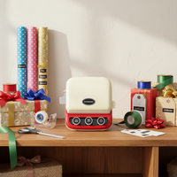 Impresora Portátil de Cintas de Satén Phomemo P15, Máquina de Etiquetas de Transferencia Térmica para Envolver Regalos, Cintas Personalizadas para Floristería