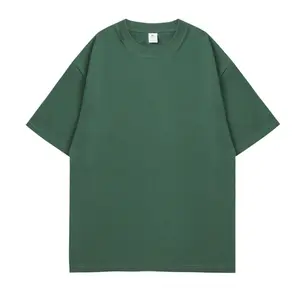 Oem Wholesale Washed Tee Heavy Weight Tshirt Dtg Black Oversized T-Shirt Men'S Graphic Acid Wash Vintage Custom T Shirt