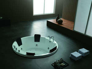 Grand panneau de commande pour quatre personnes Drop in Round Build In Massage Baignoire <span class=keywords><strong>whirlpool</strong></span> Blaneo - Product Image 4