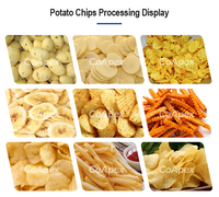 Ligne de production de chips de pommes de terre entièrement automatique, en acier inoxydable 304 de qualité alimentaire, technologie belge, prix usine, soudure complète pour une utilisation à long terme