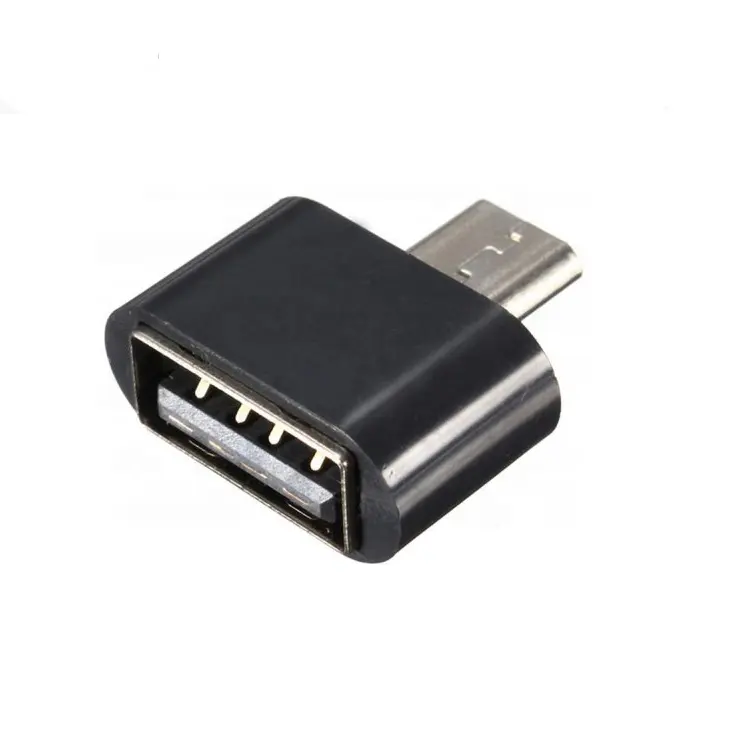 hot sale Black Micro USB to USB OTG Mini Adapter Converter For Android Smart Phone