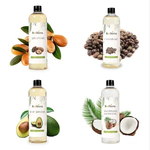 Custom Private Label Bulk Carrier Oils Organic Pure Avocado Almond Jojoba Morocco Argan Oil For Face Skin Hair