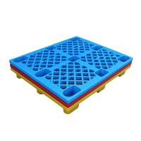 1000x800X140mm Palette en plastique chinoise jetable emboîtable et recyclable légère à 9 jambes pour fournisseur d'exportation