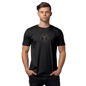 T-shirt en coton doux 65% polyester 35%, impression sérigraphique personnalisée, t-shirt promotionnel avec logo - Product Image 5