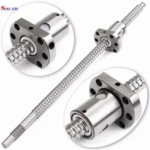 Çin 20mm 25mm 30mm zemin Ballscrew 1605 1610 2005 vidalı