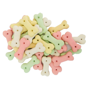 Gâteries pour chiens aromatisées au poulet biologique lyophilisé de 100g Biscuits colorés au lait de chèvre en forme d'ours et d'os pour animaux de compagnie - Product Image 2