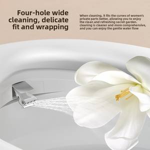 Bidet WC avec lumière nocturne, commande à distance, chasse d'eau automatique, matériau écologique, siège chauffant, service OEM ODM, fermeture douce - Product Image 4