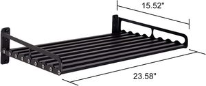 Étagère pour <span class=keywords><strong>micro</strong></span>-ondes support mural mural support de <span class=keywords><strong>four</strong></span> électrique mural étagère cuisine mur Pot casserole support poids portant - Product Image 2