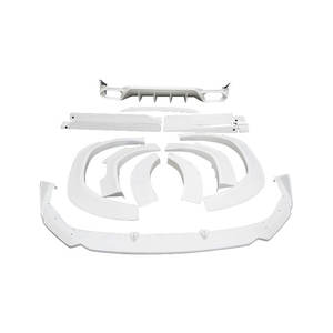 FRP ou CARBONE kit carrosserie pour <span class=keywords><strong>Lexus</strong></span> RX 15-19 modifié pour VISER petit surround avant et arrière lèvre côté jupe queue - Product Image 2