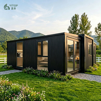 Casas Pequeñas que Ahorran Espacio, Refugio Instantáneo, Casa Modular Portátil para 4 Estaciones, Despliegue Rápido, Casa Contenedor Plegable y Expandible