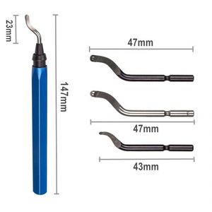 Kit d'outils de débavurage en alliage d'aluminium pour bricolage industriel, lames rotatives, personnalisable OEM/ODM, débavurage de tuyaux - Product Image 6