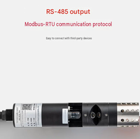 Capteur de qualité de l'eau multiparamètres intégré RS485 Modbus : Conduite de la conductivité, pH, oxygène dissous, température, détection de la turbidité