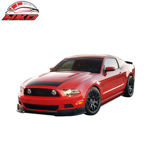 Compatible con Ford Mustang 13-14 V6 y GT, kit de alerón delantero negro sin pintar, accesorio exterior de poliuretano de alta calidad - Product Image 2