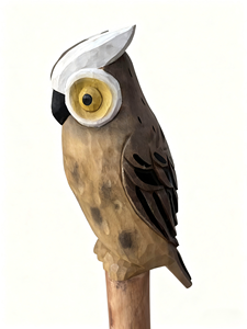 Animal <strong>Wood</strong> Carving <strong>Walking</strong> <strong>Stick</strong> Handmade Canes Suitable for Gift Giving - Product Image 3