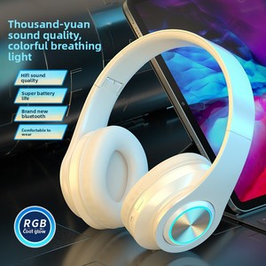 Audífonos Inalámbricos B39 Cool Glowing para Juegos y Deportes, con Cancelación de Ruido, Bajos Potentes, Ecológicos, para colocar Sobre las Orejas, Transfronterizos - Product Image 6
