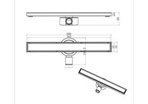 Drainage <span class=keywords><strong>de</strong></span> <span class=keywords><strong>douche</strong></span> en acier inoxydable Drainage <span class=keywords><strong>de</strong></span> sol <span class=keywords><strong>de</strong></span> salle <span class=keywords><strong>de</strong></span> bain peut être personnalisé avec des carreaux <span class=keywords><strong>de</strong></span> céramique linéaires et une <span class=keywords><strong>douche</strong></span> rotative - Product Image 3