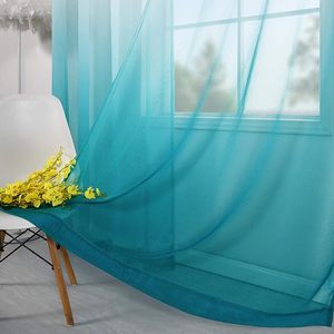 <span class=keywords><strong>Rideaux</strong></span> en tulle de polyester cristallin ultra-légers imprimés sur mesure avec un dégradé de couleurs arc-en-ciel pour un effet drapé décoratif - Product Image 3