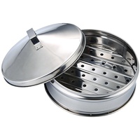 Plateau de cuisson à la vapeur épaissi de qualité alimentaire pour restaurants commerciaux, idéal pour dim sum, snacks Shaxian, raviolis, et riz au porc cuit à la vapeur (sans couvercle de pot)