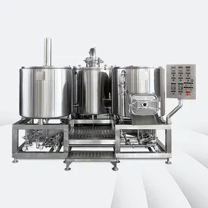 200L 2bbl 250L 300L 3.5bbl brewhouse Micro bia thiết bị sản xuất bia bia hệ thống nhà máy bia 304 thép không gỉ lên men để bán