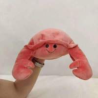 Dessin animé mer Animal marionnettes à main tout-petits jouet interactif tortue pieuvre requin peluche océan Animal en peluche marionnette jouets enfants cadeau