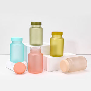 Frosted 60ml PET Pill <b>Bottle</b> <b>Empty</b> with Screw Cap <b>Plastic</b> Supplement Packaging for Capsule Calcium Tablet Vitamin Candy Gummy - Product Image 4