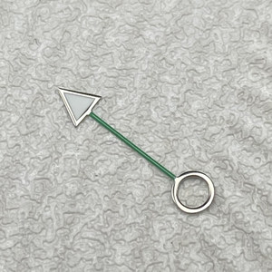 Accesorio para Reloj, Bisel Triangular con Marco Plateado en Forma de Flecha GMT - Manecilla de Reloj Despertador - Product Image 4