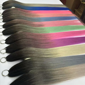 Extensions <span class=keywords><strong>de</strong></span> cheveux Remy vietnamiens personnalisées en usine, couleur dégradée Balayage <span class=keywords><strong>Paris</strong></span>, compatibles permanente, pour tissage - Product Image 1