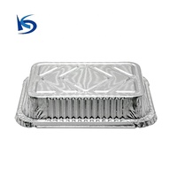 Personnalisé Offre Spéciale jetables conteneur à emporter voir à travers 3-partie en aluminium contenant en aluminium ronde plateau de nourriture avec couvercle en plastique
