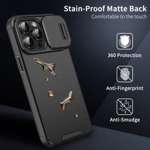 Di alta qualità Anti-caduta <span class=keywords><strong>Cover</strong></span> pelle amichevole con finestra scorrevole custodia del telefono per <span class=keywords><strong>iPhone</strong></span> 16 Pro Max 15 14 Plus <span class=keywords><strong>13</strong></span> <span class=keywords><strong>Mini</strong></span> 12 11 Case - Product Image 2