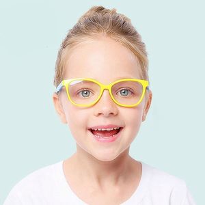 Gafas de Moda para Niños y Niñas con Logotipo Personalizado, Gafas TR90 Anti-Radiación, Gafas Cuadradas Anti-Luz Azul para Niños - Product Image 2