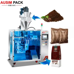 Factory Price Premade Bag Flour Packaging Machinery Doypack Filling Coffee Milk Automatic Pouch Powder Packing Machine
