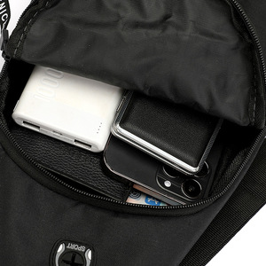 <span class=keywords><strong>Riñonera</strong></span> impermeable para deportes al aire libre para teléfono, <span class=keywords><strong>riñonera</strong></span> barata para <span class=keywords><strong>hombre</strong></span>, <span class=keywords><strong>bandolera</strong></span> con carga USB y orificio para auriculares - Product Image 6