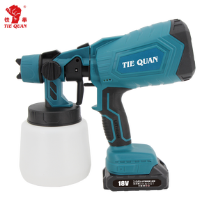 Pistolet de pulvérisation miniature sans fil intelligent 21V avec batterie au lithium 300 PSI Capacité du gobelet 1000ML Outil de peinture de qualité bricolage - Product Image 3
