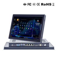 Panel PC Industrial Todo en Uno de 18.5 Pulgadas, Resistente al Agua, Pantalla Táctil Capacitiva de 1000 Nits IP66, Doble Núcleo, DDR3, SSD, Venta al Por Mayor