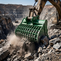 Godet de criblage de roche pour excavatrice 20 tonnes, 1,1 m³