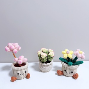 Arbre à Succulentes Artisanal Transfrontalier Fini, Bonsaï Arbre à l'Argent, <span class=keywords><strong>Fleurs</strong></span> <span class=keywords><strong>Artificielles</strong></span> en Fil Tressé à la Main, Décoration de Bureau et de Maison - Product Image 4